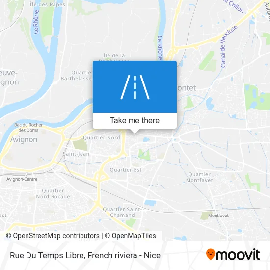 Mapa Rue Du Temps Libre