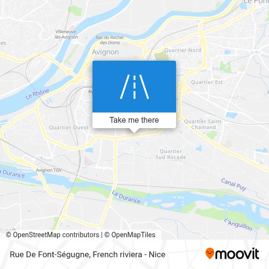 Rue De Font-Ségugne map