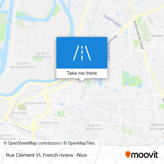 Rue Clément VI map