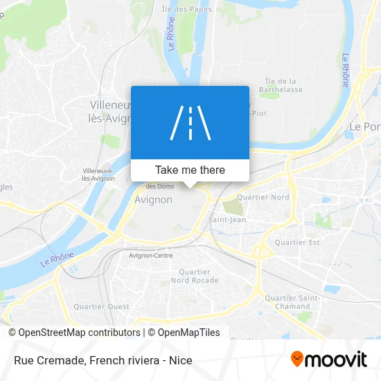 Rue Cremade map