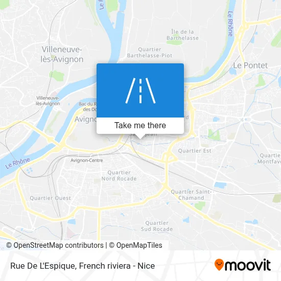 Rue De L'Espique map