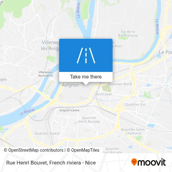 Rue Henri Bouvet map