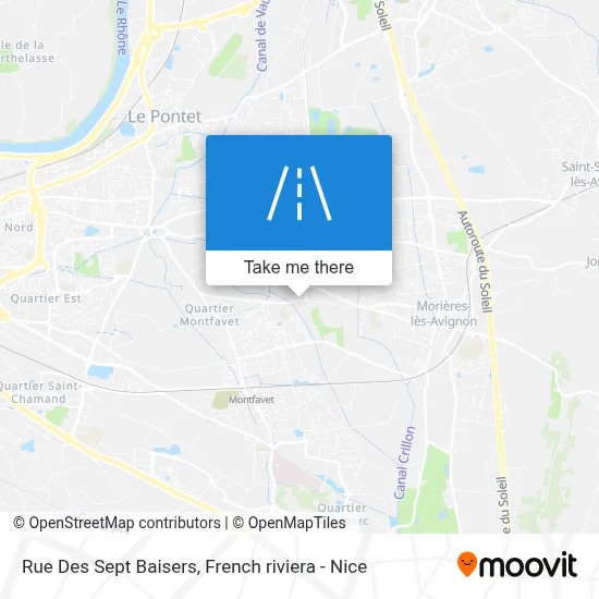 Rue Des Sept Baisers map