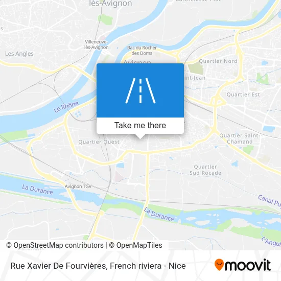 Rue Xavier De Fourvières map