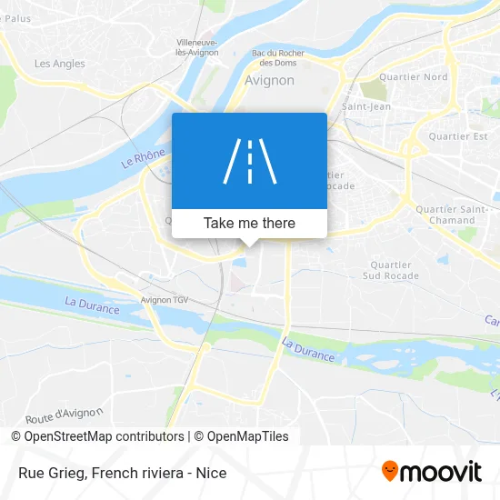 Mapa Rue Grieg