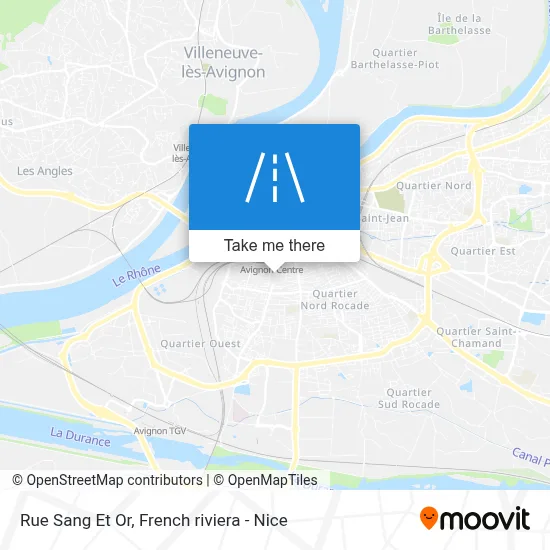 Mapa Rue Sang Et Or