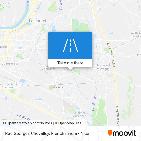 Mapa Rue Georges Chevalley