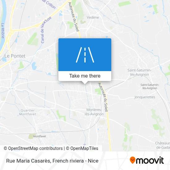 Rue Maria Casarès map