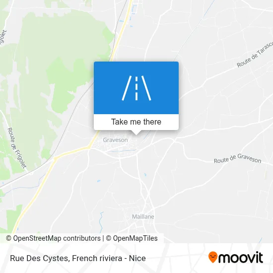 Mapa Rue Des Cystes