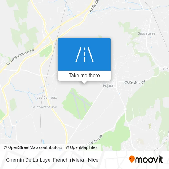 Chemin De La Laye map