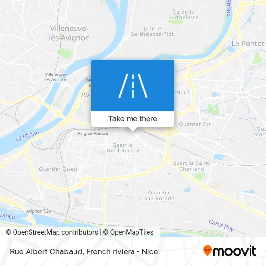 Rue Albert Chabaud map