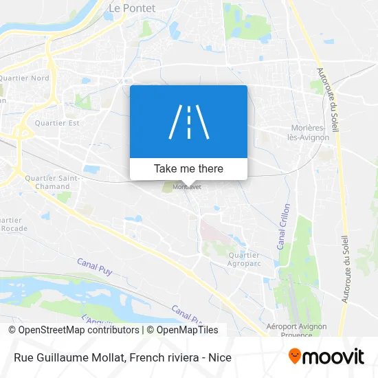 Rue Guillaume Mollat map