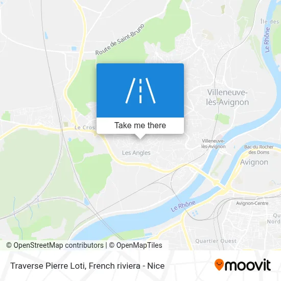 Traverse Pierre Loti map