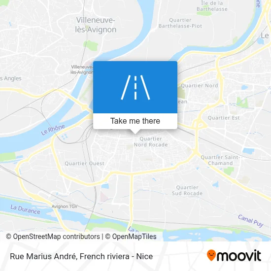 Rue Marius André map