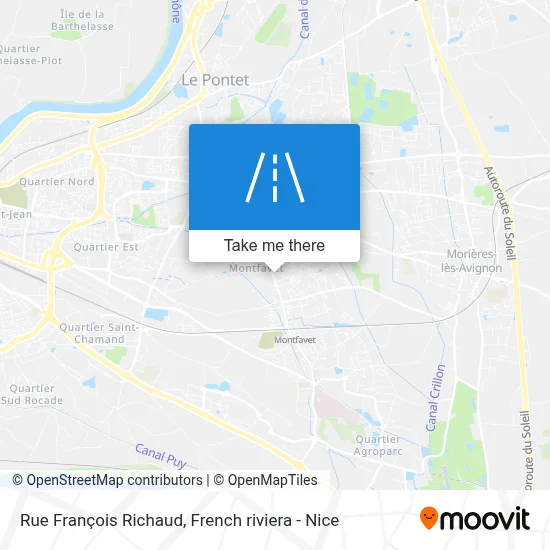 Rue François Richaud map