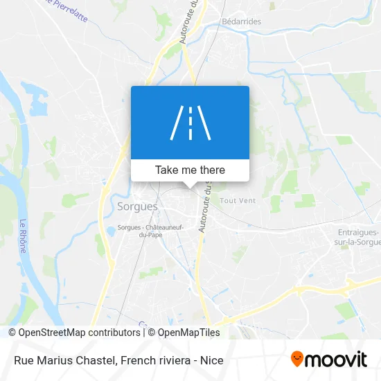 Rue Marius Chastel map