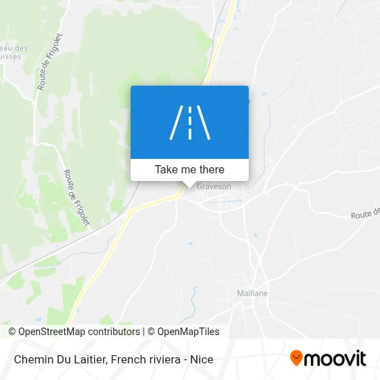 Chemin Du Laitier map