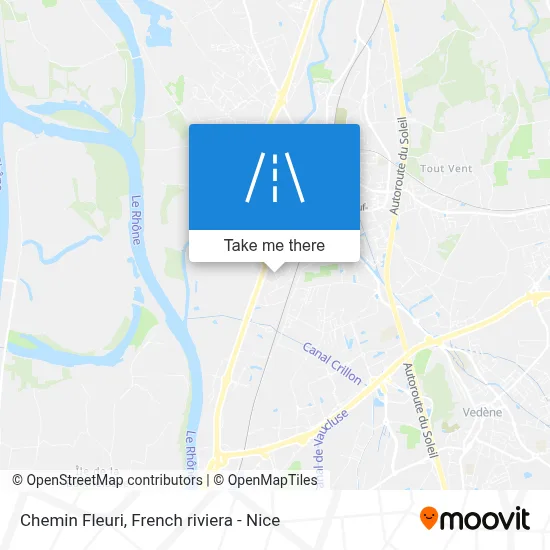 Chemin Fleuri map