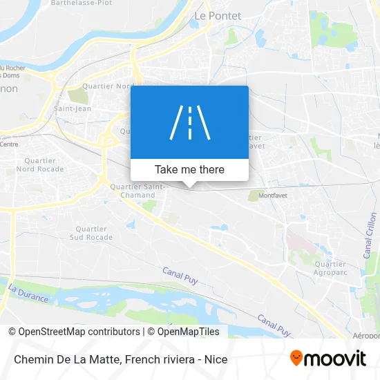 Chemin De La Matte map