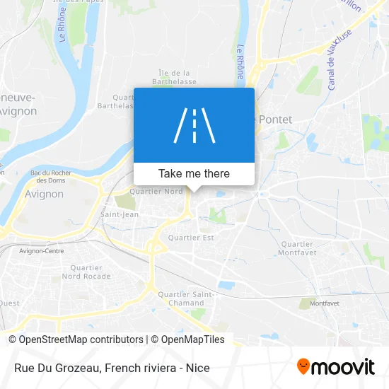 Mapa Rue Du Grozeau
