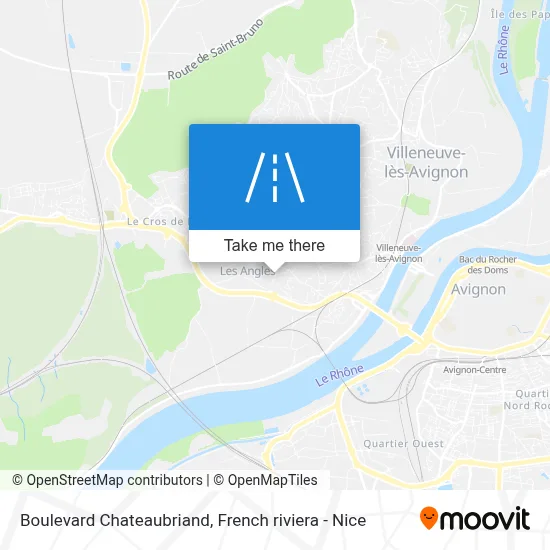 Boulevard Chateaubriand map