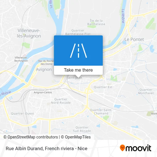 Rue Albin Durand map