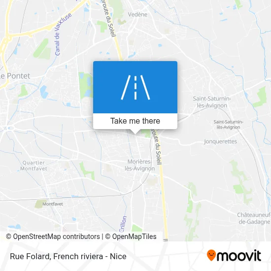 Rue Folard map