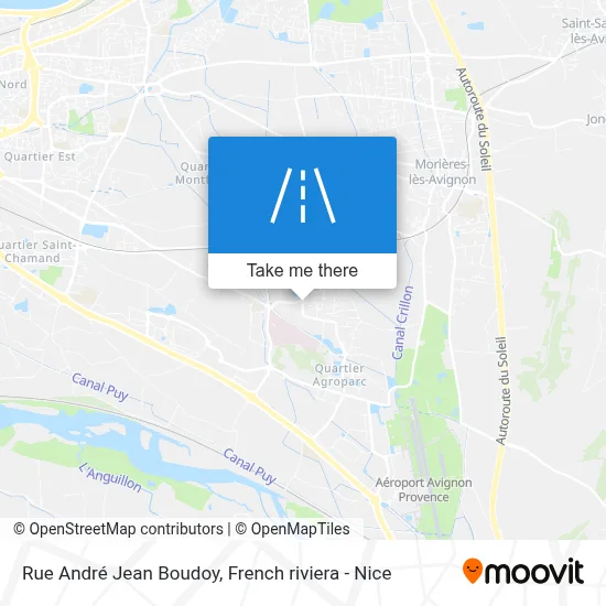 Rue André Jean Boudoy map