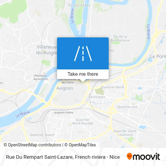 Rue Du Rempart Saint-Lazare map