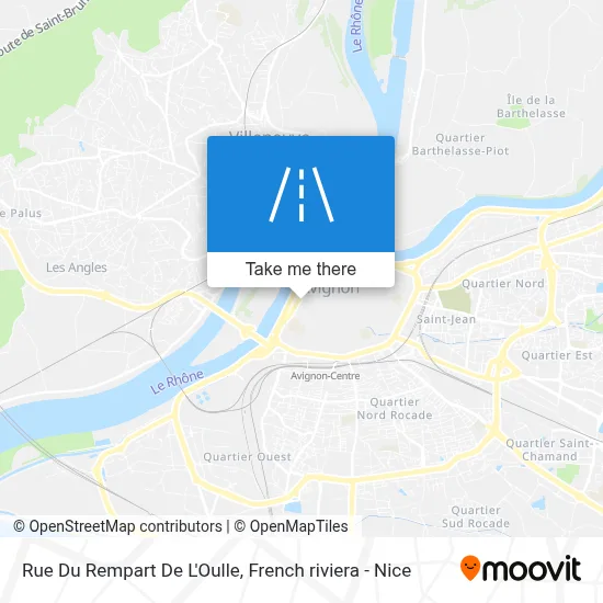 Rue Du Rempart De L'Oulle map