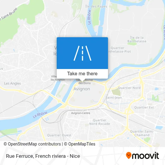 Mapa Rue Ferruce