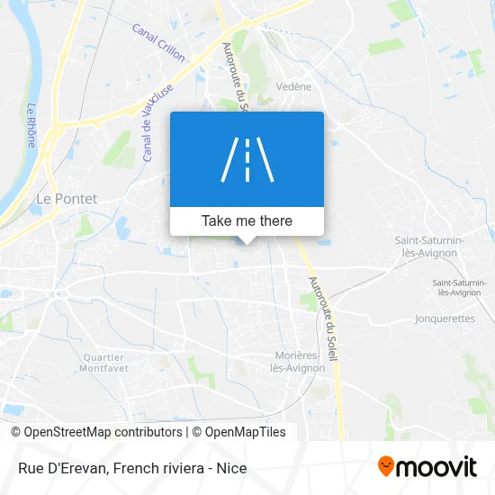 Mapa Rue D'Erevan
