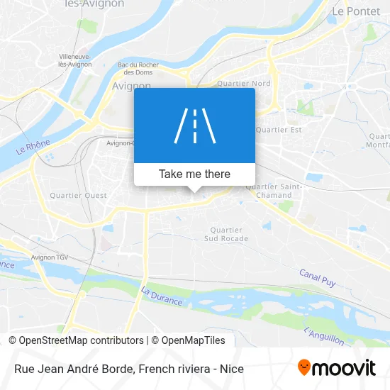 Rue Jean André Borde map