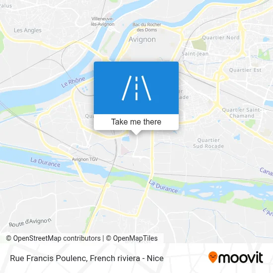 Rue Francis Poulenc map