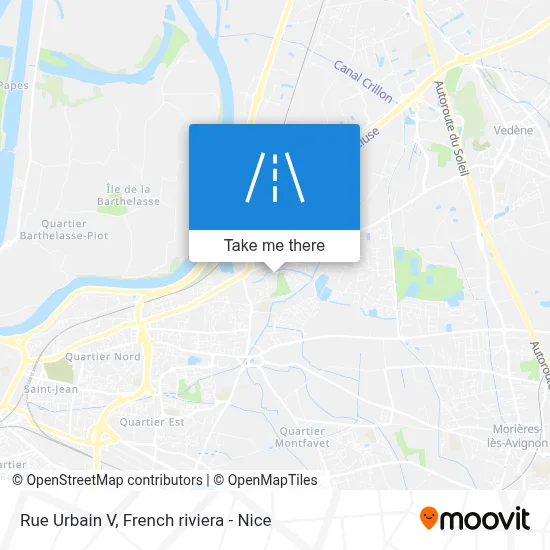 Mapa Rue Urbain V