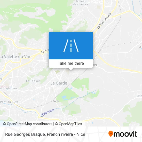 Mapa Rue Georges Braque
