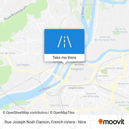 Rue Joseph Noël Clamon map