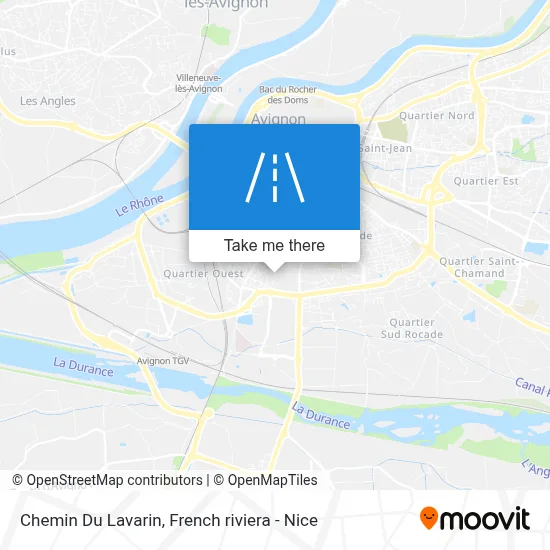 Chemin Du Lavarin map