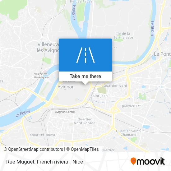 Rue Muguet map