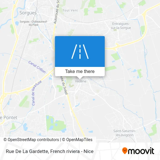 Rue De La Gardette map