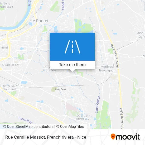 Rue Camille Massot map