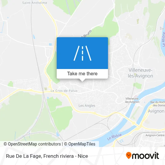 Rue De La Fage map