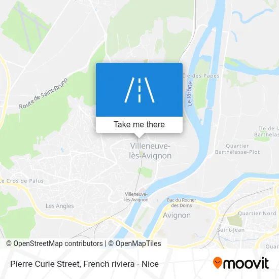Mapa Rue Pierre Curie