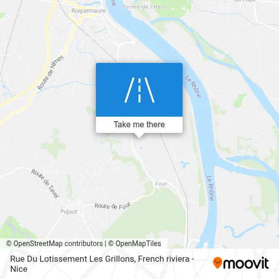 Rue Du Lotissement Les Grillons map