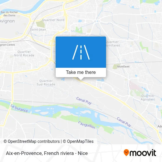 Aix En Provence map