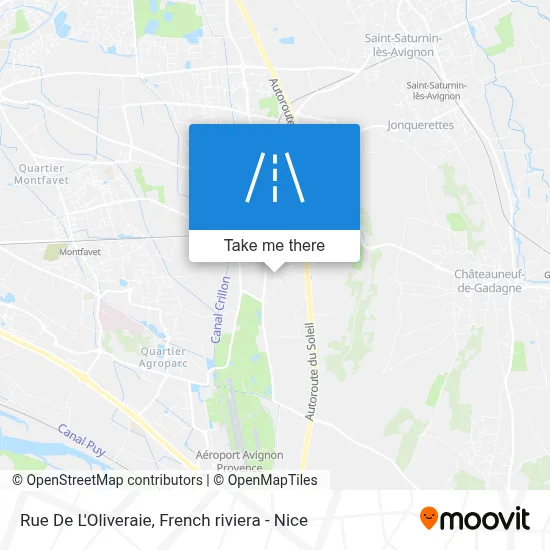 Rue De L'Oliveraie map
