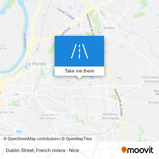 Mapa Rue De Dublin