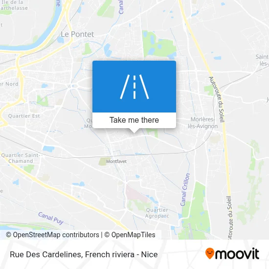 Mapa Rue Des Cardelines