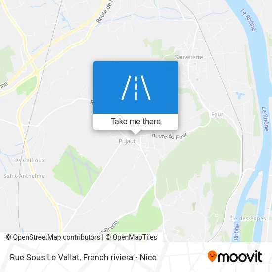 Rue Sous Le Vallat map