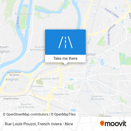 Rue Louis Pouzol map